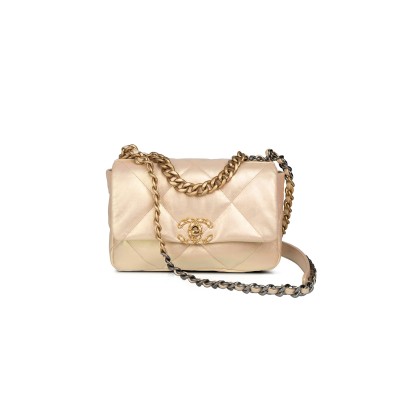 CHANEL IRIDESCENT MEDIUM 19 FLAP 1382980 (25*16*9cm)